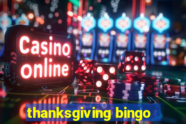 thanksgiving bingo